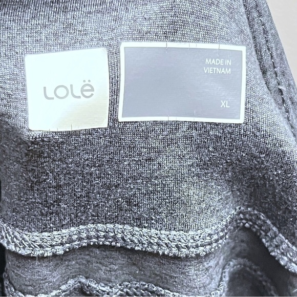 Lole Grey Relaxed Fit Casual High Waisted Ankle Joggers Size XL - Picture 8 of 9